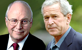 Bush Cheney 2 Satanisten Verbrecher